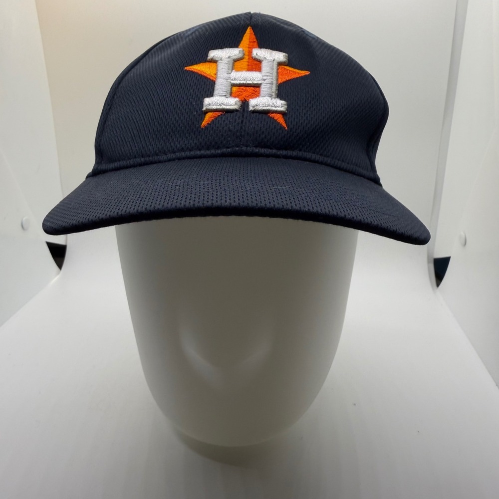 Houston Astros Youth Hat Sports Team MLB Navy Blue Mesh Adjustable Baseball Cap